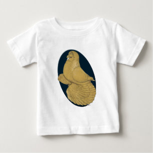 T-shirt Pombo do Trompeter Inglês: Amarelo Oval
