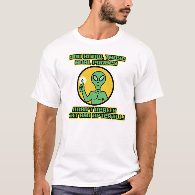 T-shirt Ponta de prova anal estrangeira (Frente)