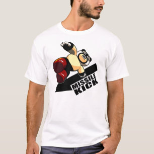 T-shirt Pontapé Pandaman do míssil