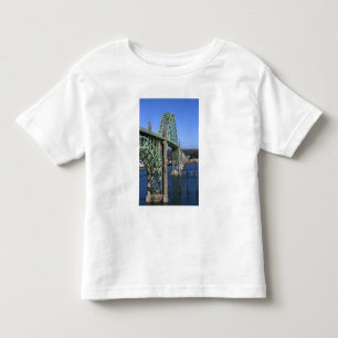 T-shirt Ponte da Baía de Yaquina sobre a Baía de Yaquina