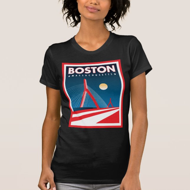 T-shirt Ponte de Boston Zakim (Frente)