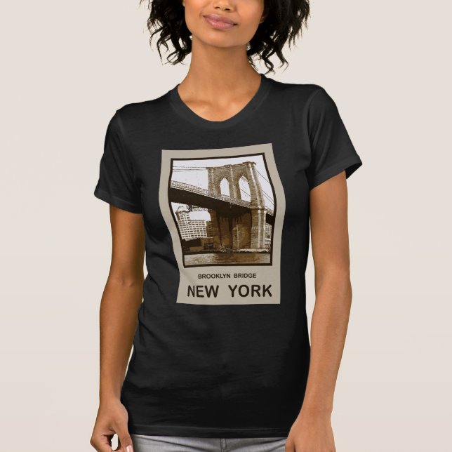 T-shirt Ponte de Brooklyn New York (Frente)