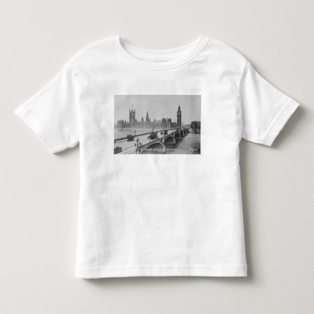 T-shirt Ponte de Westminster e as casas de (Frente)