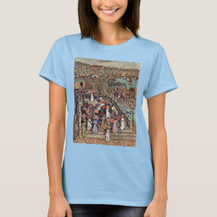 T-shirt Ponte Della Paglia, Veneza por Maurice Prendergast