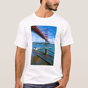T-shirt Ponte Golden Gate e Baía de São Francisco