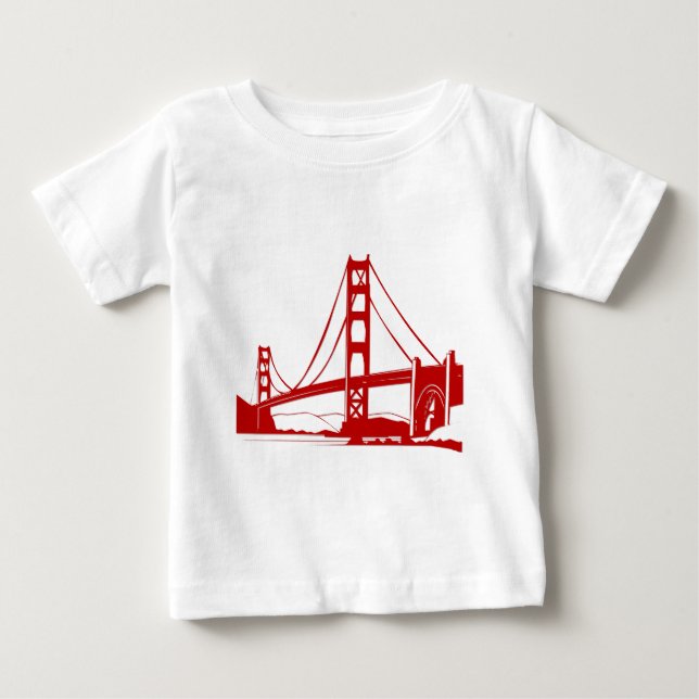 T-shirt Ponte ouro - São Francisco, CA (Frente)