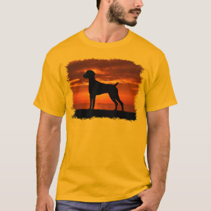 T-shirt Ponteiro de cabelos curtos alemão