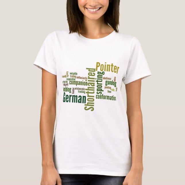 T-shirt Ponteiro de cabelos curtos alemão (Frente)