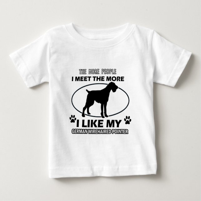 T-shirt "ponteiro wirehaired alemão" "probabilidade de (Frente)