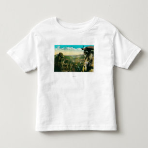 T-shirt Ponto da geleira, meia abóbada, e vale de Yosemit