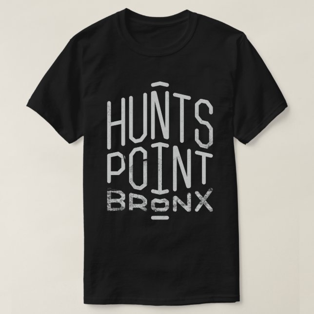 T-shirt Ponto das caças, Bronx (Frente do Design)