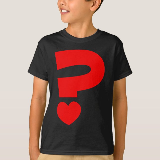 T-shirt Ponto de interrogação (Frente)