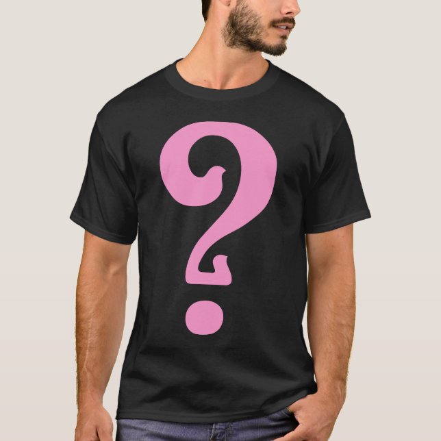 T-shirt Ponto de interrogação Art Nouveau (Frente)
