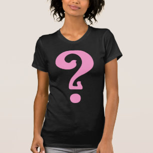 T-shirt Ponto de interrogação Art Nouveau