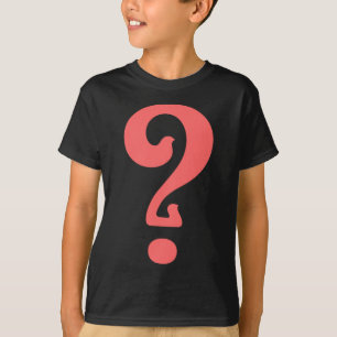 T-shirt Ponto de interrogação de Nouveau da arte