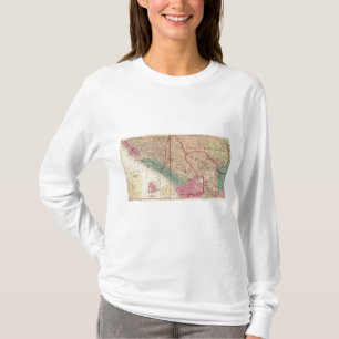 T-shirt Ponto de sal, oceano, Mendocino, sequóia vermelha