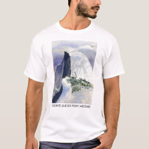 T-shirt Ponto Halfdome da geleira de Yosemite