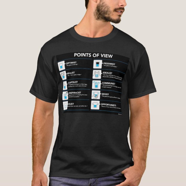 T-shirt Pontos de vista (Frente)