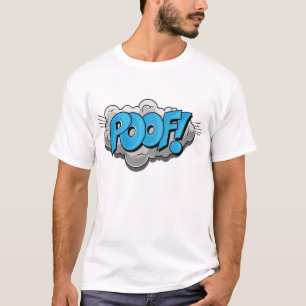 T-shirt Poof cómico do pop art!