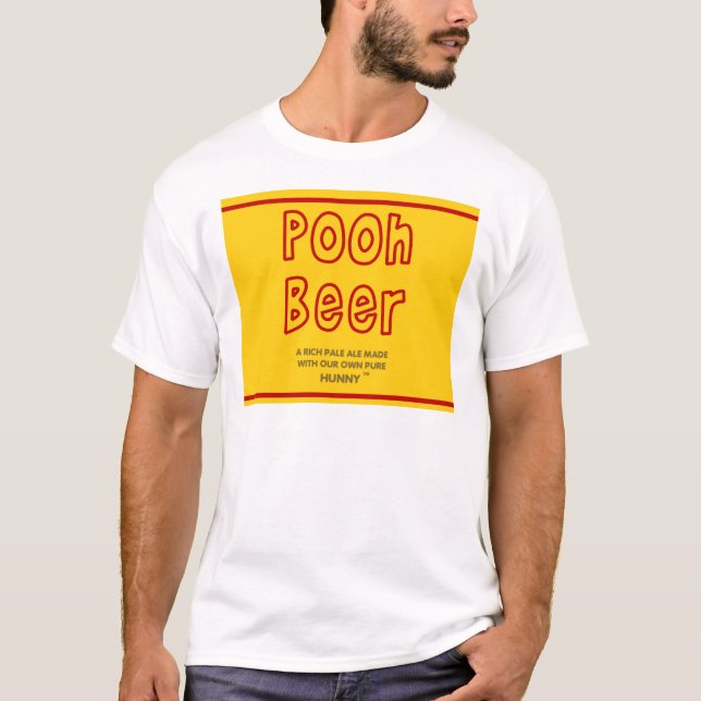 T-shirt Pooh cerveja (Frente)