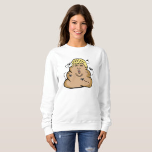 T-shirt poop donald trump mulheres