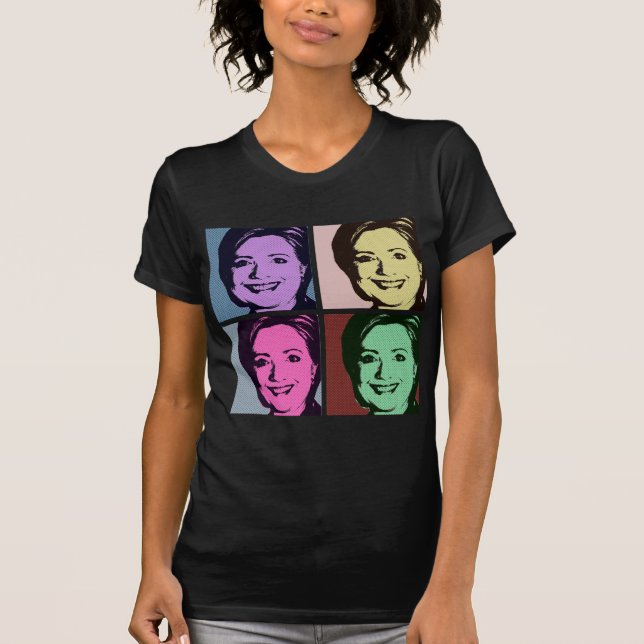 T-SHIRT POP ART 2 DE HILLARY - .PNG (Frente)