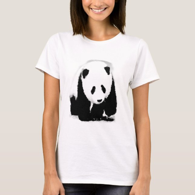 T-shirt Pop Art Baby Panda (Frente)