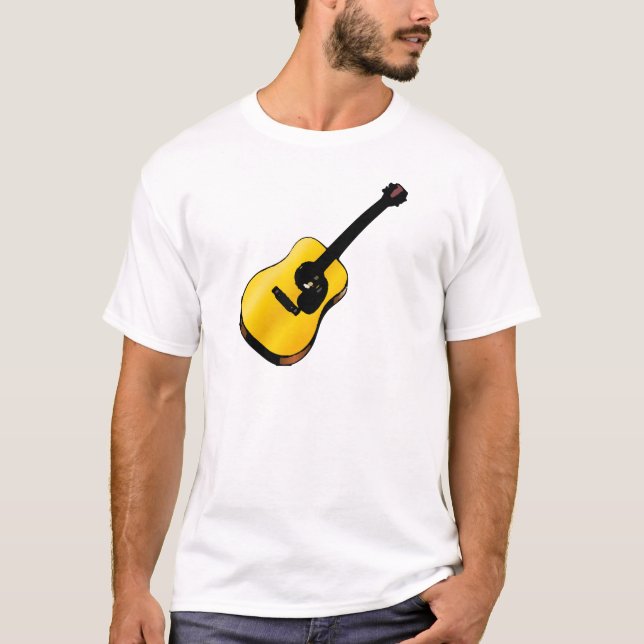 T-shirt Pop Art Guitar (Frente)