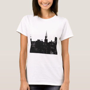 T-shirt Pop Art New York Silhouette
