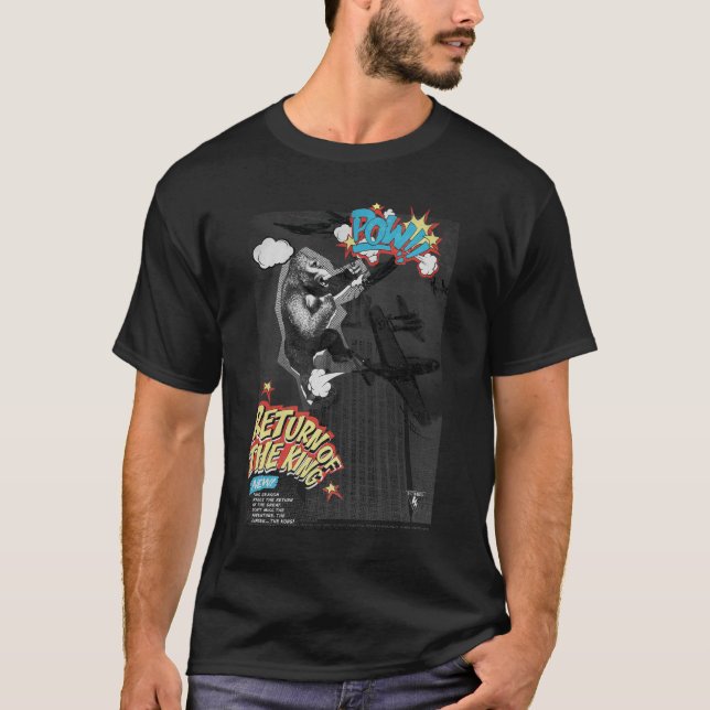 T-shirt Pop Art Quic Gorilla Poster (Frente)