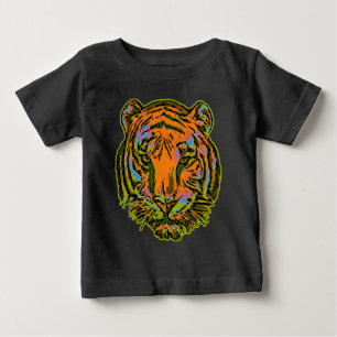 T-shirt Pop Art TIGER HEAD + seu backgr. & ideias