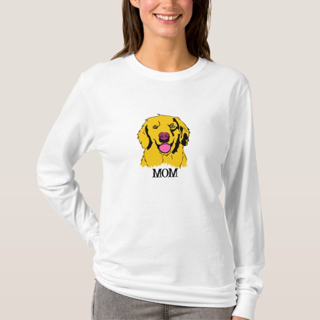 T-Shirt Pop de ouro de Retriever de  (Frente)