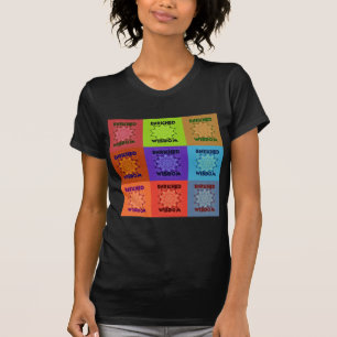 T-shirt Pop de Sabedoria Enriquecida e Bonita Coloração