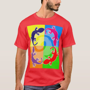 T-shirt Pop do geco do verão