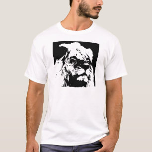 T-shirt Pop preto e branco