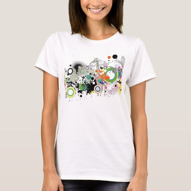 T-shirt pop retro (Frente)
