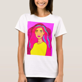 T-Shirt pop | Teto Gráfico Retroativo Colorido