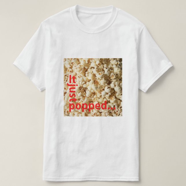 T-shirt Popcorn (Frente do Design)