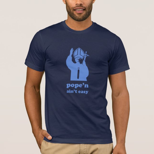 T-shirt Pope'n não é fácil (Frente)