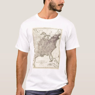 T-shirt População 1850 dos E.U.