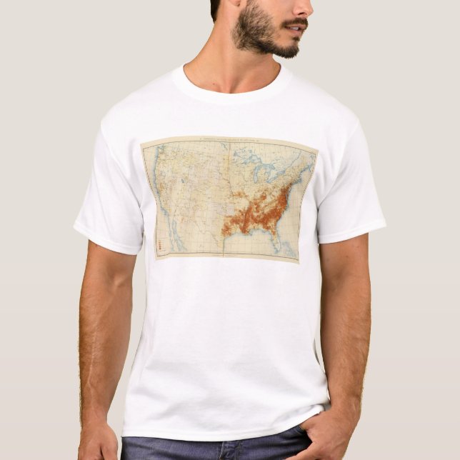 T-shirt População colorida 10 1890 (Frente)