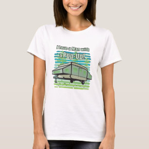 T-shirt PopUp de acampamento