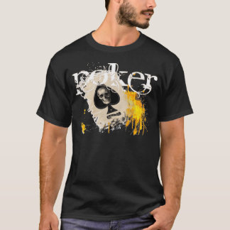 T-SHIRT PÓQUER COM CRÂNIO