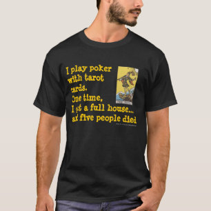 T-shirt Póquer do cartão de Tarot
