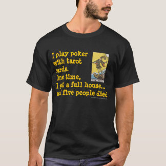 T-shirt Póquer do cartão de Tarot