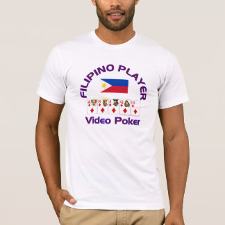 T-shirt Póquer video: Jogador filipino