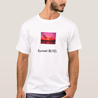 T-shirt Por do sol, BLVD. do por do sol