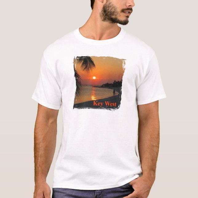 T-shirt Por do sol de Key West (Frente)