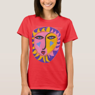 T-shirt Por do sol do flamingo