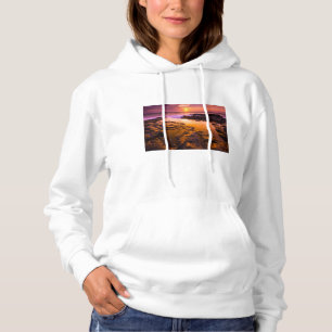 T-shirt Pôr do sol sobre poças de maré, Havaí